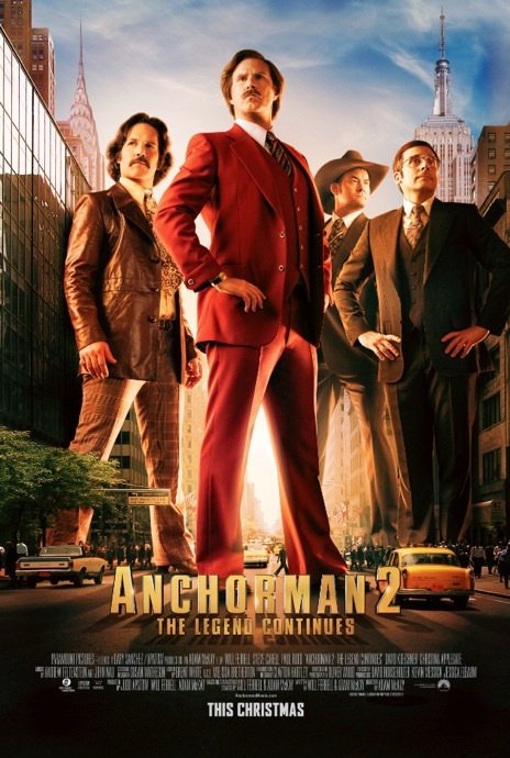 Anchorman 2: The Legend Continues [61%]
