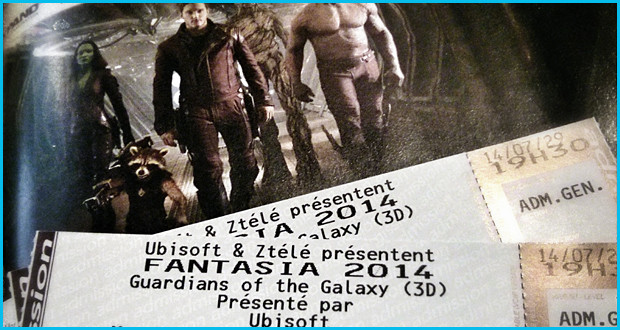 Tirage de billets pour Guardians of the Galaxy à Fantasia!